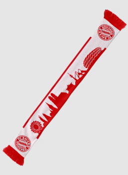 Preview: FC Bayern München - Schal Skyline Unisex